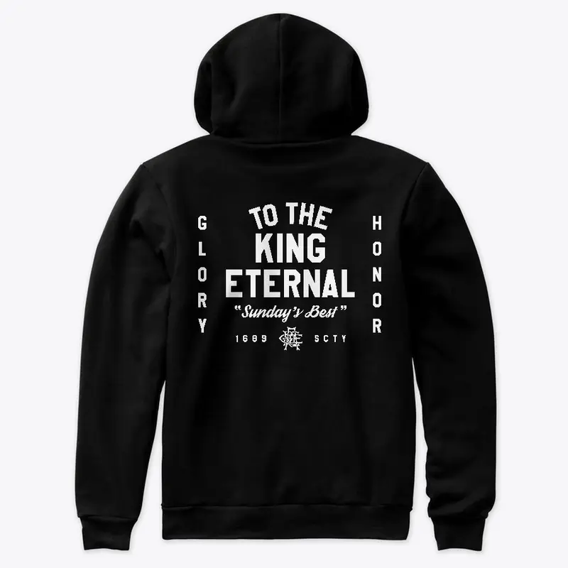 To The King-Premium Blend Hoodie